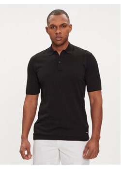 Calvin Klein Polo K10K113053 Czarny Regular Fit ze sklepu MODIVO w kategorii T-shirty męskie - zdjęcie 170424426