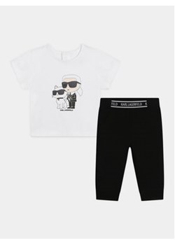 Karl Lagerfeld Kids Komplet t-shirt i legginsy Z30127 M Kolorowy Regular Fit ze sklepu MODIVO w kategorii Komplety niemowlęce - zdjęcie 170424836
