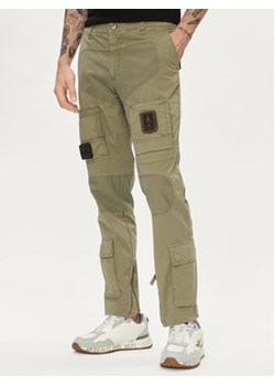 Aeronautica Militare Spodnie materiałowe 241PA1387CT1493 Zielony Regular Fit ze sklepu MODIVO w kategorii Spodnie męskie - zdjęcie 170425125
