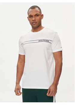 Tommy Hilfiger T-Shirt UM0UM03196 Biały Regular Fit ze sklepu MODIVO w kategorii T-shirty męskie - zdjęcie 170425318