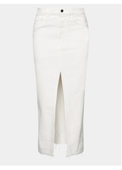 Sisley Spódnica jeansowa 4TLALE03I Biały Regular Fit ze sklepu MODIVO w kategorii Spódnice - zdjęcie 170425436