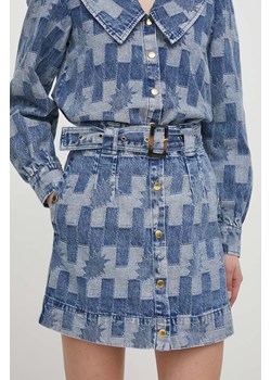 Barbour spódnica jeansowa kolor niebieski mini ołówkowa ze sklepu ANSWEAR.com w kategorii Spódnice - zdjęcie 170427348