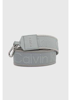 Calvin Klein pasek do torebki kolor szary ze sklepu ANSWEAR.com w kategorii Paski damskie - zdjęcie 170427376