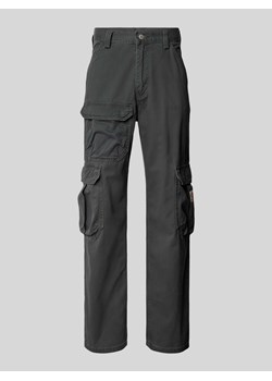 Spodnie cargo o luźnym kroju z naszywką z logo model ‘STAY LOOSE’ ze sklepu Peek&Cloppenburg  w kategorii Spodnie męskie - zdjęcie 170428307