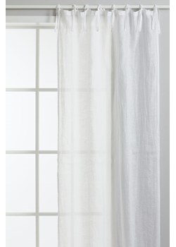 H & M - Lniana zasłona 2-pak - Biały ze sklepu H&M w kategorii Zasłony - zdjęcie 170430365