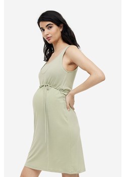 H & M - MAMA Sukienka Before & After - Zielony ze sklepu H&M w kategorii Sukienki ciążowe - zdjęcie 170430428