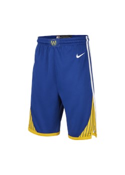 Spodenki dla dużych dzieci Nike NBA Swingman Golden State Warriors Icon Edition - Niebieski ze sklepu Nike poland w kategorii Spodenki chłopięce - zdjęcie 170430528