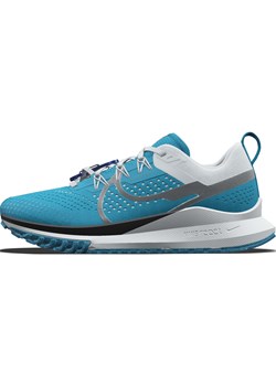 Męskie personalizowane buty do biegania w terenie Nike Pegasus Trail 4 By You - Niebieski ze sklepu Nike poland w kategorii Buty sportowe męskie - zdjęcie 170430726