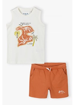 Komplet ubrań dla chłopca- koszulka bez rękawów + spodenki ze sklepu 5.10.15 w kategorii Komplety chłopięce - zdjęcie 170431097