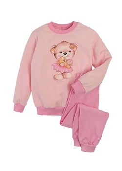 Ciepła dziewczęca piżama różowa Tup Tup- miś ze sklepu 5.10.15 w kategorii Piżamy dziecięce - zdjęcie 170431176