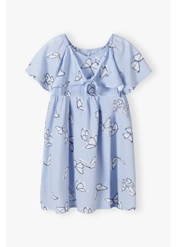 Letnia sukienka dla dziewczynki w motyle ze sklepu 5.10.15 w kategorii Sukienki dziewczęce - zdjęcie 170431197