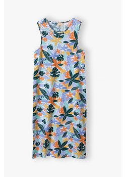 Sukienka z kolorowym motywem roślinnym ze sklepu 5.10.15 w kategorii Sukienki - zdjęcie 170431208