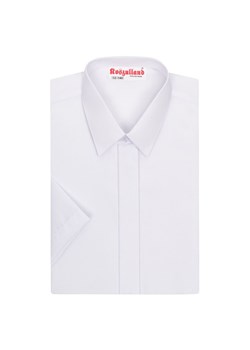 Koszula chłopięca biała z krótkim rękawem  Plus Size ze sklepu 5.10.15 w kategorii Koszule chłopięce - zdjęcie 170431249