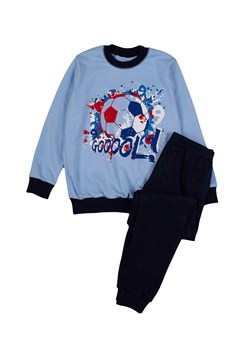 Piżama chłopięca niebiesko-granatowa z bawełny Tup Tup piłka nożna ze sklepu 5.10.15 w kategorii Piżamy dziecięce - zdjęcie 170431315