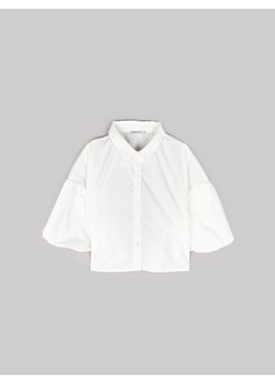 GATE Krótka bluzka z bufiastymi rękawami 34 ze sklepu gateshop w kategorii Koszule damskie - zdjęcie 170435769