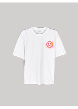 GATE Bawełniany t-shirt oversize z nadrukiem 8Y ze sklepu gateshop w kategorii Bluzki dziewczęce - zdjęcie 170436737