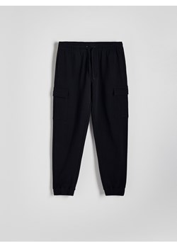 Reserved - Spodnie cargo slim - czarny ze sklepu Reserved w kategorii Spodnie męskie - zdjęcie 170439559