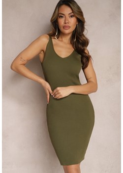 Zielona Sukienka Midises ze sklepu Renee odzież w kategorii Sukienki - zdjęcie 170440686