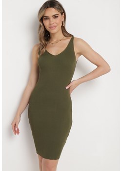 Zielona Sukienka Adelphobus ze sklepu Born2be Odzież w kategorii Sukienki - zdjęcie 170441029
