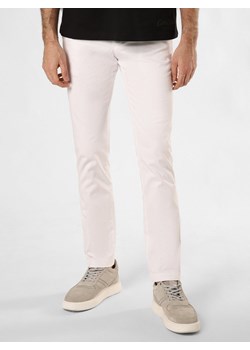 Tommy Hilfiger Spodnie - Bleecker Mężczyźni Bawełna biały jednolity ze sklepu vangraaf w kategorii Spodnie męskie - zdjęcie 170441899