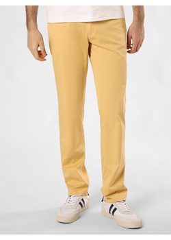 BRAX Spodnie - Cadiz Mężczyźni Bawełna kukurydziany jednolity ze sklepu vangraaf w kategorii Spodnie męskie - zdjęcie 170441909