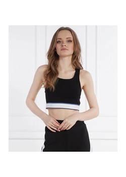 Hugo Blue Top Dasuse_B | Cropped Fit ze sklepu Gomez Fashion Store w kategorii Bluzki damskie - zdjęcie 170442706