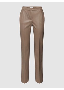 Spodnie z aplikacją z logo model ‘SERAFINA’ ze sklepu Peek&Cloppenburg  w kategorii Spodnie damskie - zdjęcie 170446259