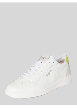 Sneakersy skórzane w jednolitym kolorze model ‘MURRAY’ ze sklepu Peek&Cloppenburg  w kategorii Buty sportowe męskie - zdjęcie 170450956
