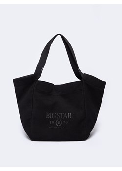 Torebka damska sportowa z napisem BIG STAR czarna NN574060 906 ze sklepu Big Star w kategorii Torby Shopper bag - zdjęcie 170451759