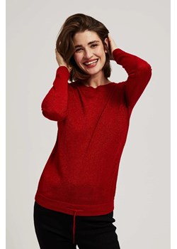 Sweter z metaliczną nitką ze sklepu Moodo.pl w kategorii Swetry damskie - zdjęcie 170456265