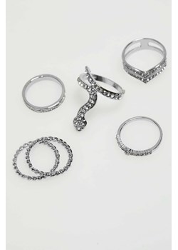 Zestaw pierścionków z elementami cyrkonii ze sklepu Moodo.pl w kategorii Bransolety - zdjęcie 170458686