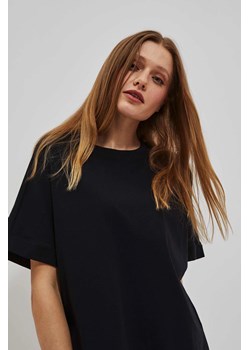 T-shirt oversize z szerokimi rękawami czarny ze sklepu Moodo.pl w kategorii Bluzki damskie - zdjęcie 170461605