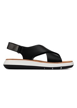 Clarks Skórzane sandały w kolorze czarnym ze sklepu Limango Polska w kategorii Sandały damskie - zdjęcie 170466607