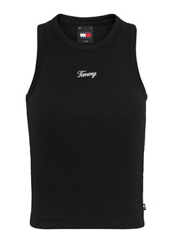 TOMMY JEANS Top w kolorze czarnym ze sklepu Limango Polska w kategorii Bluzki damskie - zdjęcie 170466898