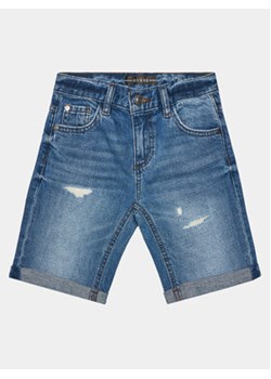 Guess Szorty jeansowe L4GD16 D41E0 Niebieski Regular Fit ze sklepu MODIVO w kategorii Spodenki chłopięce - zdjęcie 170467849