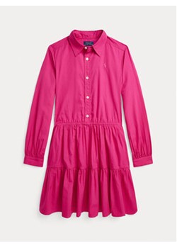 Polo Ralph Lauren Sukienka codzienna Tierdshrtdrs 313925702001 Różowy Regular Fit ze sklepu MODIVO w kategorii Sukienki dziewczęce - zdjęcie 170467959