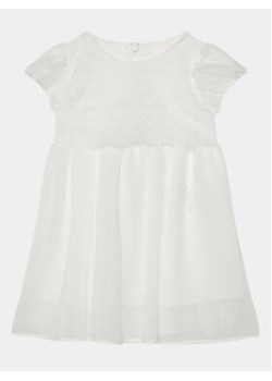 Coccodrillo Sukienka elegancka WC4128205EBG Biały Regular Fit ze sklepu MODIVO w kategorii Ubranka do chrztu - zdjęcie 170468015