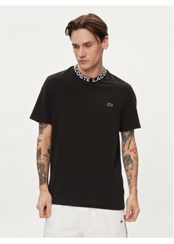 Lacoste T-Shirt TH7488 Czarny Regular Fit ze sklepu MODIVO w kategorii T-shirty męskie - zdjęcie 170468415