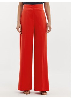Maryley Spodnie materiałowe 24EB680/43FI Czerwony Regular Fit ze sklepu MODIVO w kategorii Spodnie damskie - zdjęcie 170468699