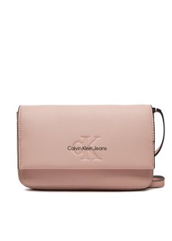 Calvin Klein Jeans Torebka Sculpted Wallet Ph/Cb19 K60K611965 Różowy ze sklepu MODIVO w kategorii Listonoszki - zdjęcie 170468725