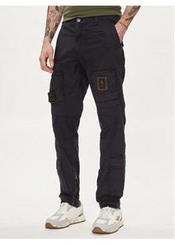 Aeronautica Militare Spodnie materiałowe 241PA1387CT1493 Granatowy Regular Fit ze sklepu MODIVO w kategorii Spodnie męskie - zdjęcie 170468759