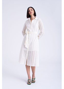 Szmizjerka z openworka biała ze sklepu 5.10.15 w kategorii Sukienki - zdjęcie 170469667