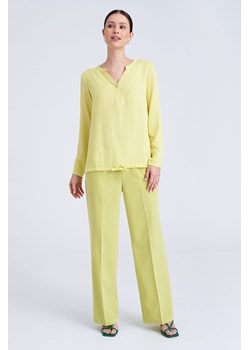 Bluzka damska z długim rękawem żółta ze sklepu 5.10.15 w kategorii Bluzki damskie - zdjęcie 170469677