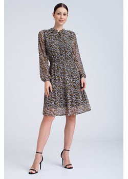 Sukienka mini z falbanami i z paskiem ze sklepu 5.10.15 w kategorii Sukienki - zdjęcie 170469758