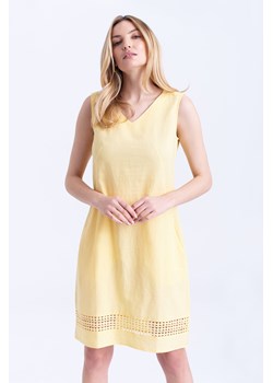Sukienka krótka żółta ze sklepu 5.10.15 w kategorii Sukienki - zdjęcie 170469878