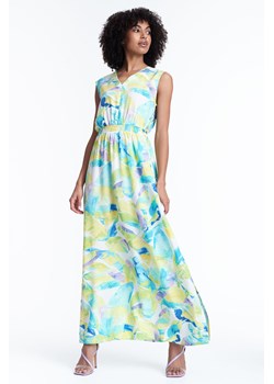 Maxi sukienka z drapowaniem na ramionach ze sklepu 5.10.15 w kategorii Sukienki - zdjęcie 170469977