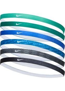 Opaski na głowę z nadrukiem Nike (6 szt.) - Zieleń ze sklepu Nike poland w kategorii Opaski do włosów - zdjęcie 170473028