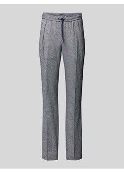 Spodnie o kroju regular fit z elastycznym pasem ze sklepu Peek&Cloppenburg  w kategorii Spodnie męskie - zdjęcie 170473276