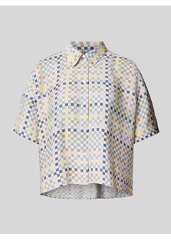 Bluzka koszulowa z wzorem na całej powierzchni ze sklepu Peek&Cloppenburg  w kategorii Koszule damskie - zdjęcie 170473288