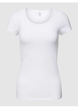 T-shirt z okrągłym dekoltem model 'LIVE LOVE’ ze sklepu Peek&Cloppenburg  w kategorii Bluzki damskie - zdjęcie 170473426